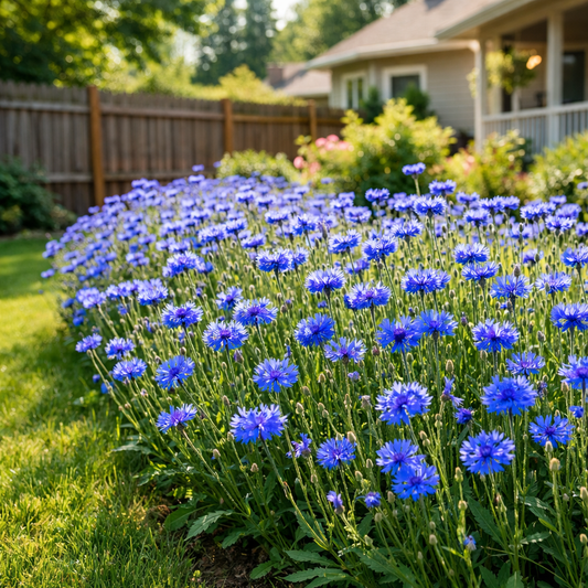 Premium Cornflower Seeds - Colorful, Resilient, and Easy-to-Grow Wildflowers!