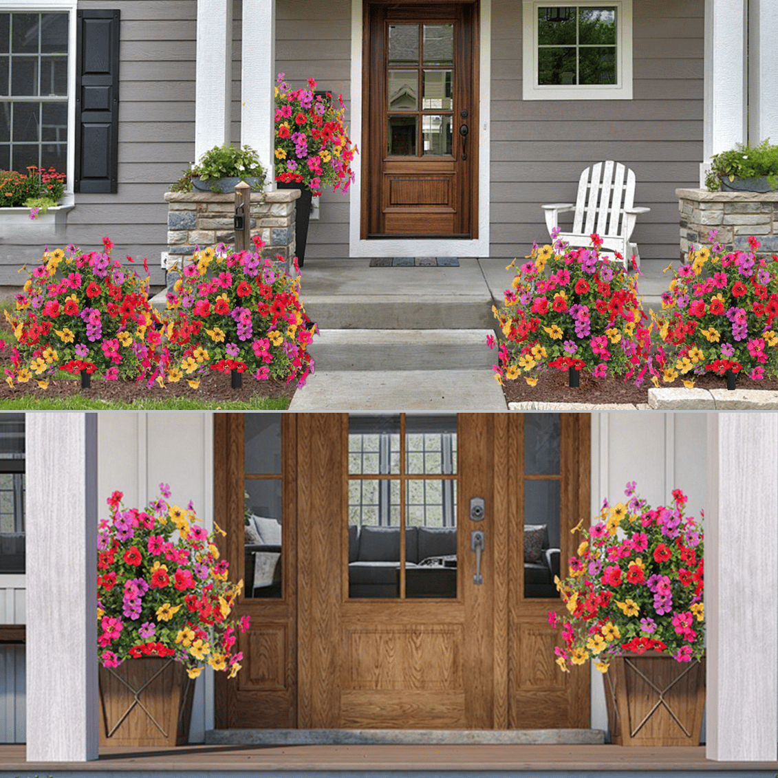 Last Day Promotion! 🔥Outdoor/Indoor UV Resistant & Waterproof Artificial Flower Decor ✅