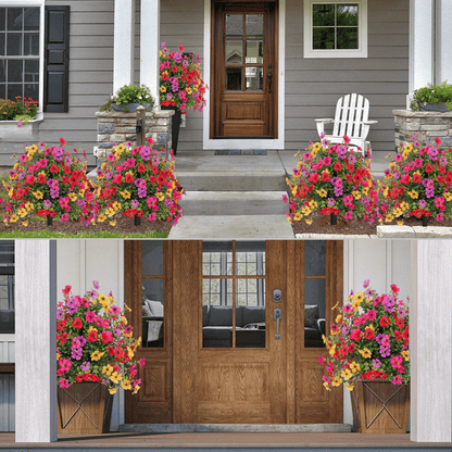 Last Day Promotion! 🔥Outdoor/Indoor UV Resistant & Waterproof Artificial Flower Decor ✅