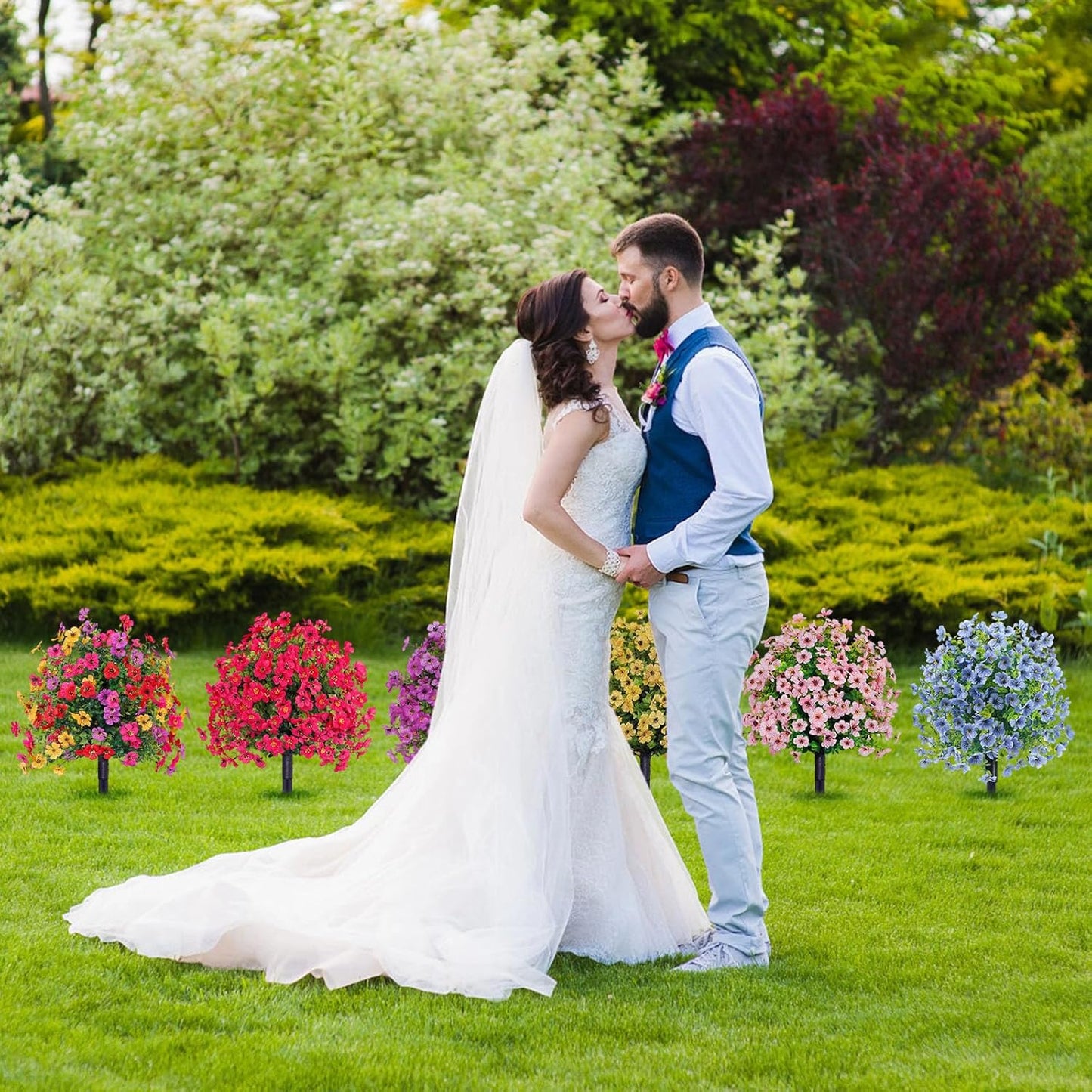 Last Day Promotion! 🔥Outdoor/Indoor UV Resistant & Waterproof Artificial Flower Decor ✅