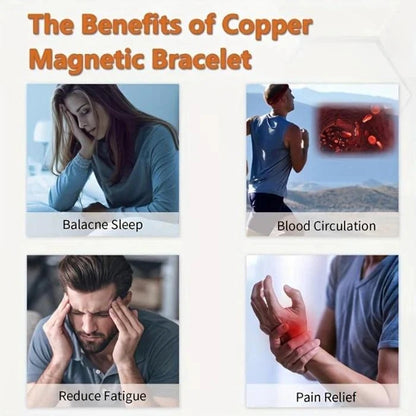 Copper Magnetic Bracelet – Relieve Fatigue, Improve Circulation & Support Better Sleep