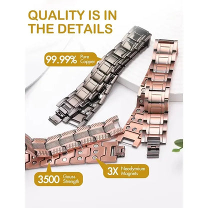 Copper Magnetic Bracelet – Relieve Fatigue, Improve Circulation & Support Better Sleep